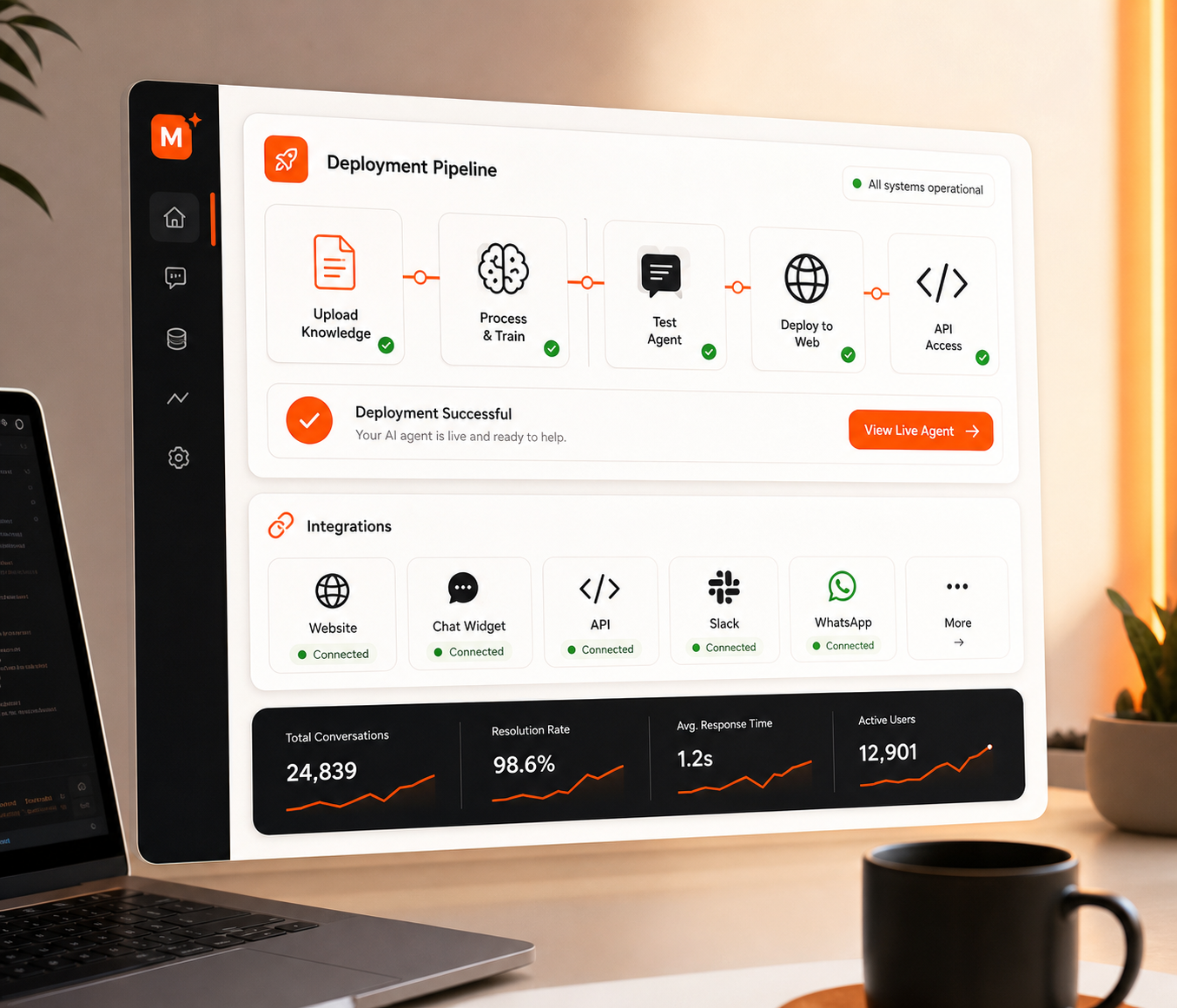 AI deployment pipeline dashboard